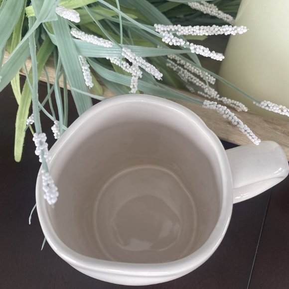 Rae Dunn White Coffee Mug Naughty - Picture 2 of 3